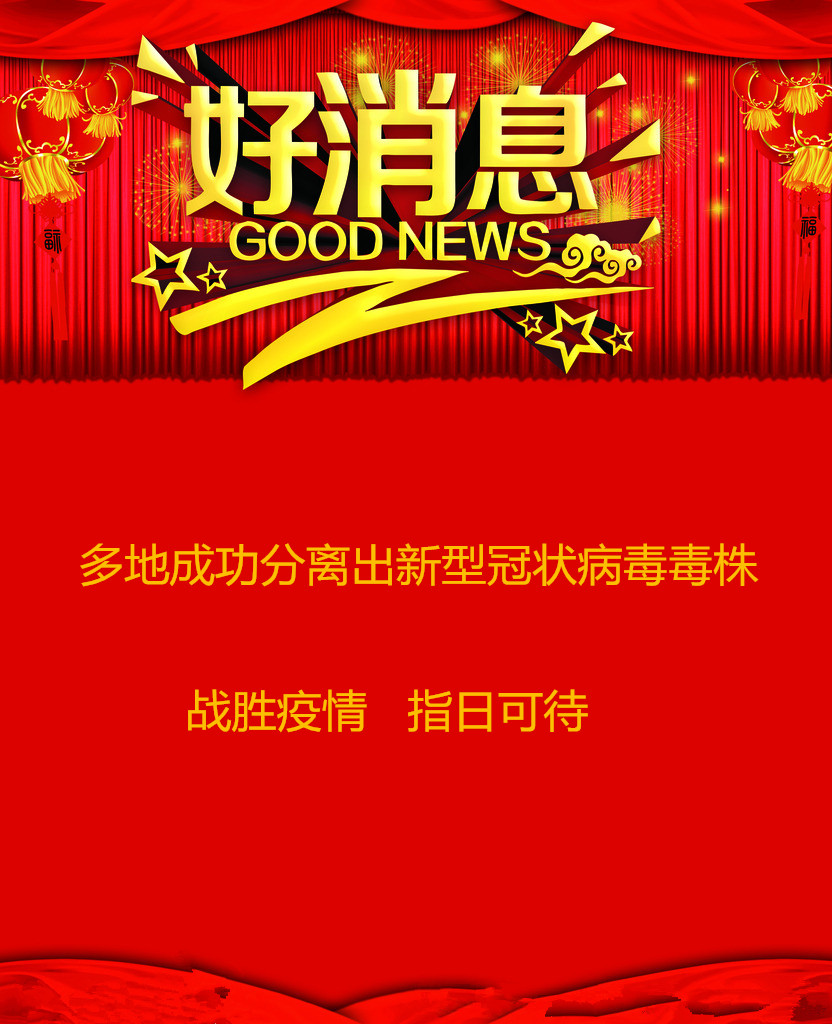 好消息 多地成功分离出新型冠状病毒毒株-气相色谱仪厂家_国产气相色谱仪_白酒分析气相色谱仪-山东BSport体育官网科学仪器有限公司